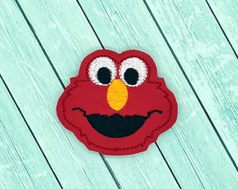 Red fluffy pal felties/Set of two