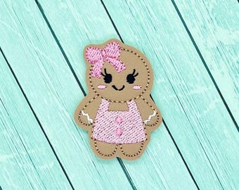Gingerbread girl felties/Set of two