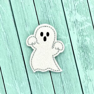 Spooky ghost glitter felties/Set of 2