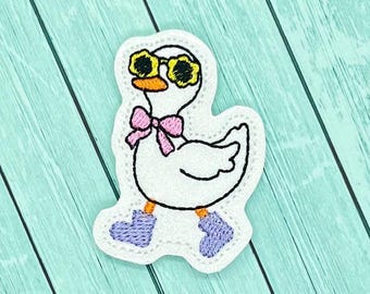 Summer goose felties/Set of two
