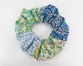 MADE-TO-ORDER ( 1 - 2 Weeks)- Handmade Liberty of London Floral Paisely Patchwork Scrunchie (for both children and adults)