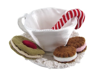 FABRICADO A MEDIDA (1-2 semanas) Tocado de taza de té (pinza para el cabello para niños y adultos) - Cindy Low Who