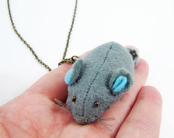MADE-TO-ORDER ( 1 - 2 Weeks)- Mouse Necklace