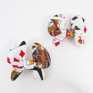 Butterfly Bow Barrette-Playing Cards image 3