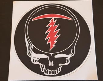 Telluride Colorado Steal Your Face Logo Sticker Grateful Dead Hippie Decal