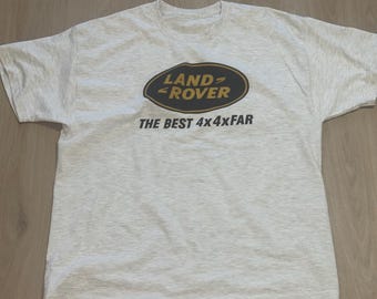 Vintage Land Rover 4x4 Defender Hanes Beefy T-Shirt Men’s XL