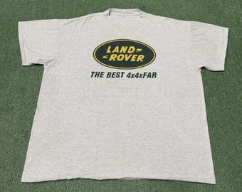 Land Rover 4x4 Off-road T-Shirt Range Comfort Color Large Vintage