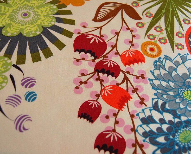 Modern Floral Table Runner Table Cloth Autumn Table Runner 13x86 Floral Table Runner