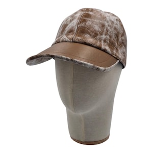 Handmade Genuine Leather Hat , Unisex Leather Cap ,Baseball Cap , Gift for Him or Her,  Man Leather Cap, Woman Leather Cap , Cap, dad cap