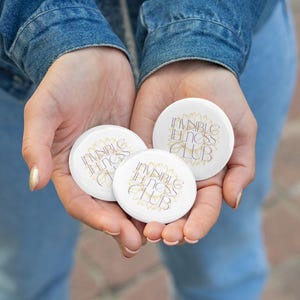 Invisible Illness Club Button | Chronic Illness Awareness Pin | Spoonie Mental Health Badge | Invisible Disability Advocacy Gift