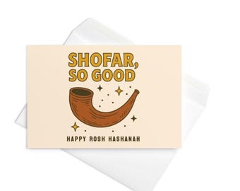 Funny Rosh Hashanah Card: Shofar Pun - Jewish New Year