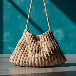 Schema PDF Borsa Uncinetto ITA+ENG | Modello Facile Principianti | Crochet bag Pattern | Pattern Digitale Istantaneo | Idea Regalo Donna