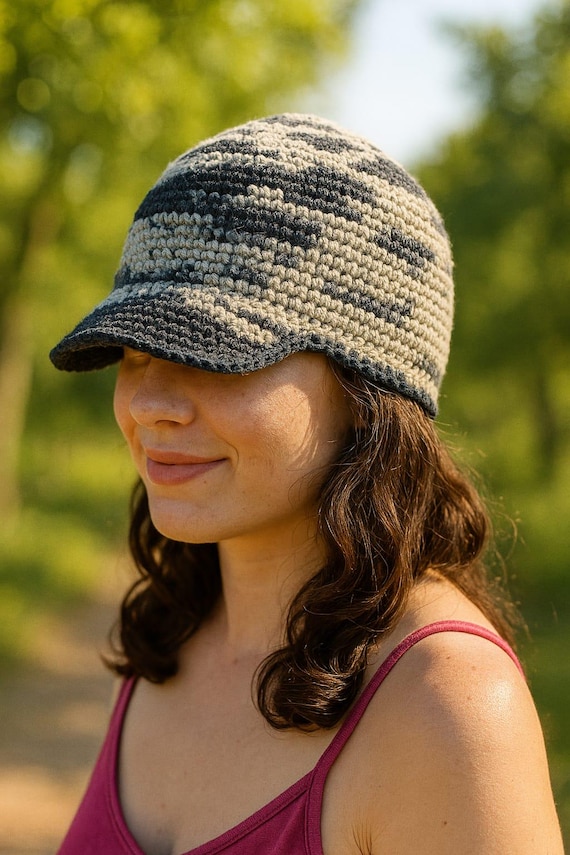 Schema Cappello Baseball Uncinetto PDF | Berretto con Visiera Unisex | Progetto Facile e Veloce