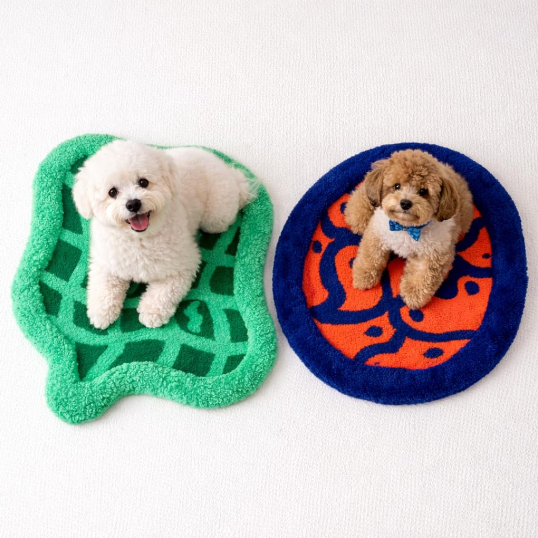 Dog Rugs Custom Custom Dog Rug, Pet Mat – Hand Tufted Animal Rug for Dogs & Cats, Soft ...