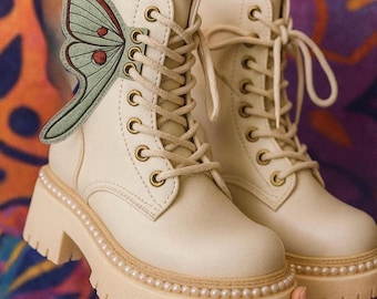 Rave Butterfly Boot Wings Fairycore Shoe Clips – Removable Boot Accessories – Cottagecore Fairy Boots Add-On  Magical Shoe Charms