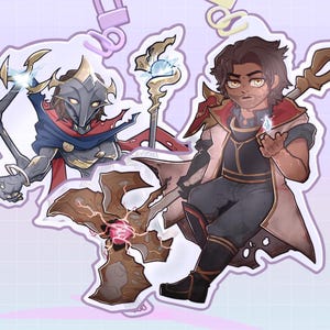 3&quot; Arcane Charms / Keychains
