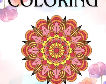 Mandala Coloring | Mandala Coloring Book | Mandala Coloring Book