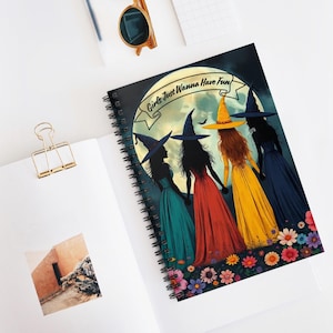 Witchy Notebook, Halloween School Supplies, Ruled Line Journal, Stay Witchy Diary, Back to School Planner