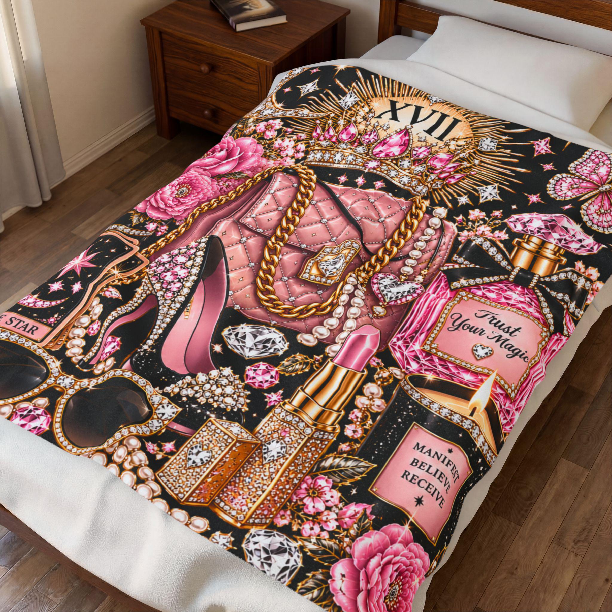Pink Louis Vuitton Blanket - Etsy