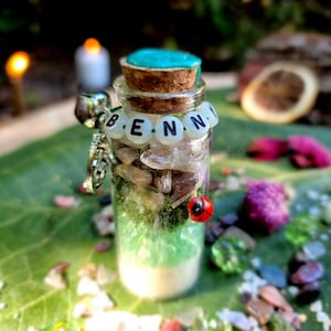 Wish Jar Wolf – Spirit Animal & Luck | PERSONALIZED