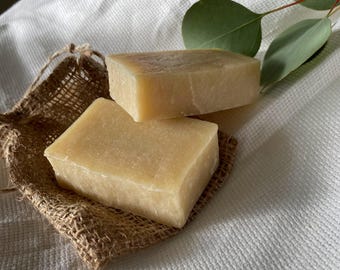 Men's Herbal Soap: Handmade Rustic Essential Oil Soap Bar
