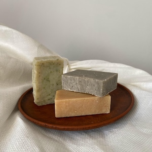 Handmade Natural Soap Gift Set: Lavender, Honey Citrus & Herbal Trio
