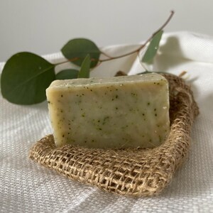 Handmade Nettle Herbal Soap: Vegan Essential Oil Soap Bar