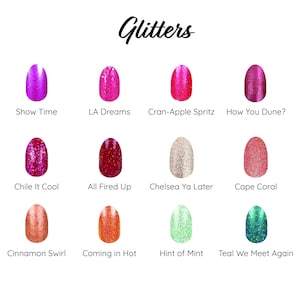Color Street Nail Strips | 100% Real Nail Polish | Easy At-Home Manicure | Glitters | Current, Retired, & Rare!