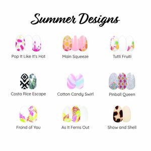 Color Street Nail Strips | 100% Real Nail Polish | Easy At-Home Manicure | Summer Designs | Current, Retired, & Rare!