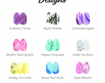 Color Street Nail Strips | 100% Real Nail Polish | Easy At-Home Manicure | Designs | Current, Retired, & Rare!