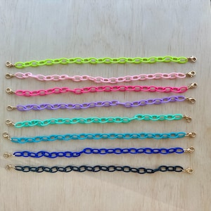 Trucker Hat Chains Clip-On Hat Chain Accessories in Colorful DIY Hat Decorations for Snapbacks Baseball Caps  Festival Hat Accessories