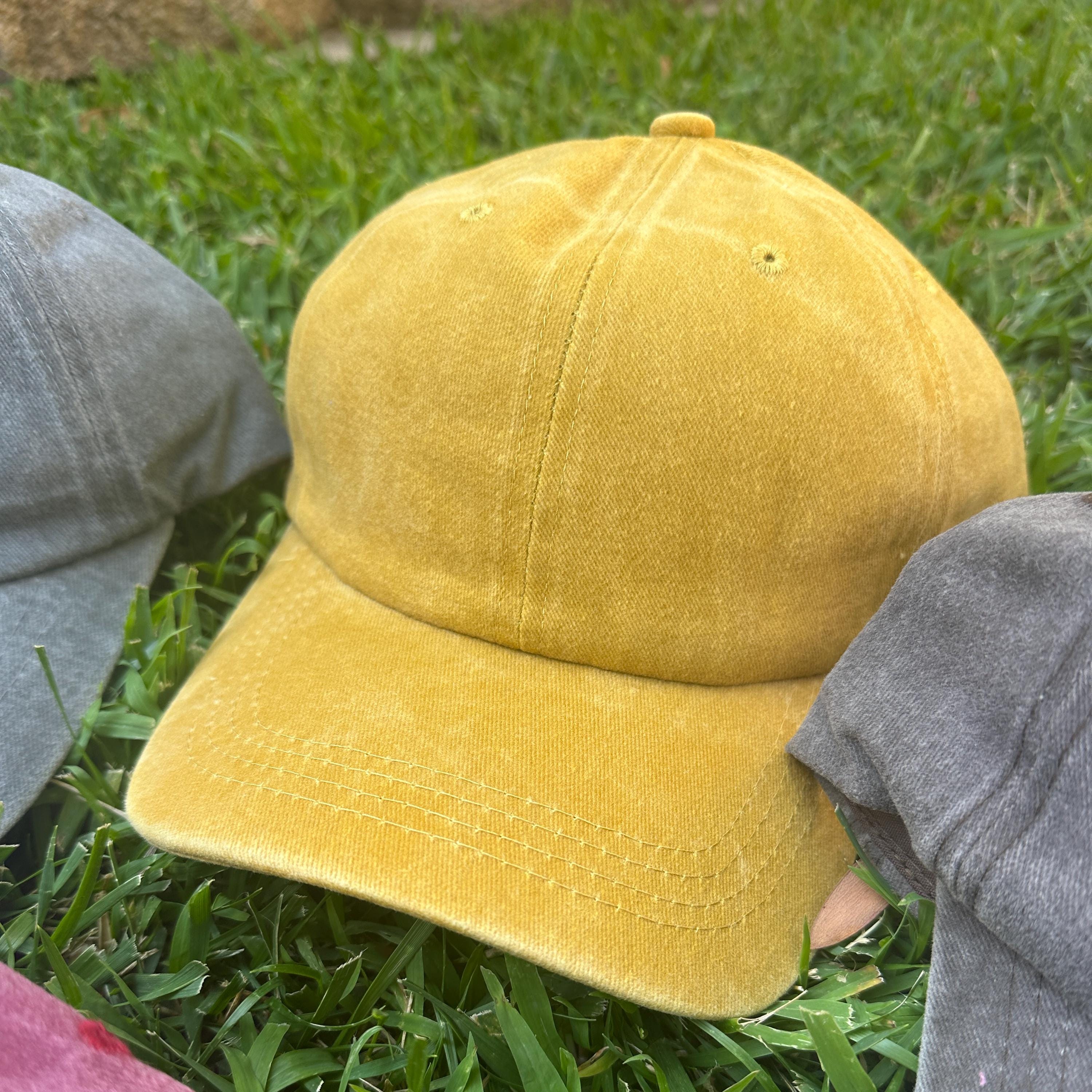 Vintage Washed Cotton Baseball Cap: Adjustable Unisex Dad Hat - Etsy