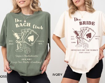 The Bach Club Bachelorette Shirts  Bach Club Shirts Bachelorette Party Shirts Bachelorette Shirts 1717 Comfort Colors,Bach Shirt Social Club