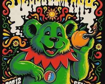 Grateful Dead 1967 Fillmore Original Concert Poster by Wes Wilson