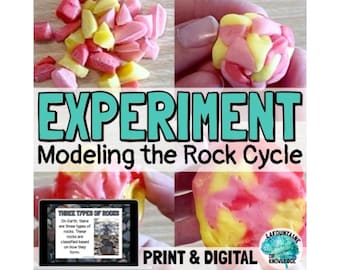 Modellierung des Gesteinszyklus mit Starburst Science Lab Experiment PRINT und DIGITAL