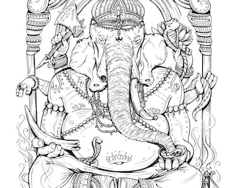 Ganesha / Ganesh - Art Print