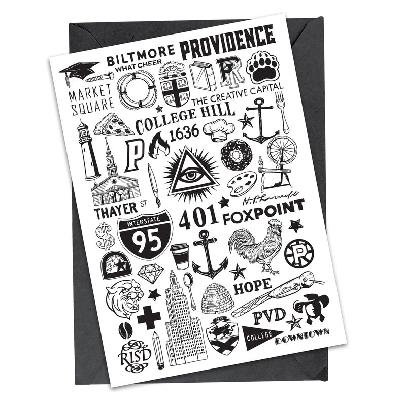 Providence Rhode Island Greeting Card image 1