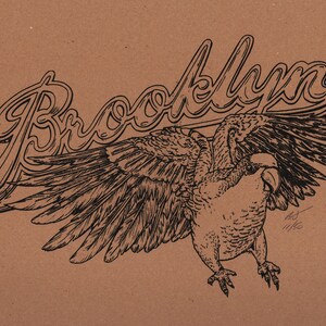 Silk Screenprint "Brooklyn Monk"