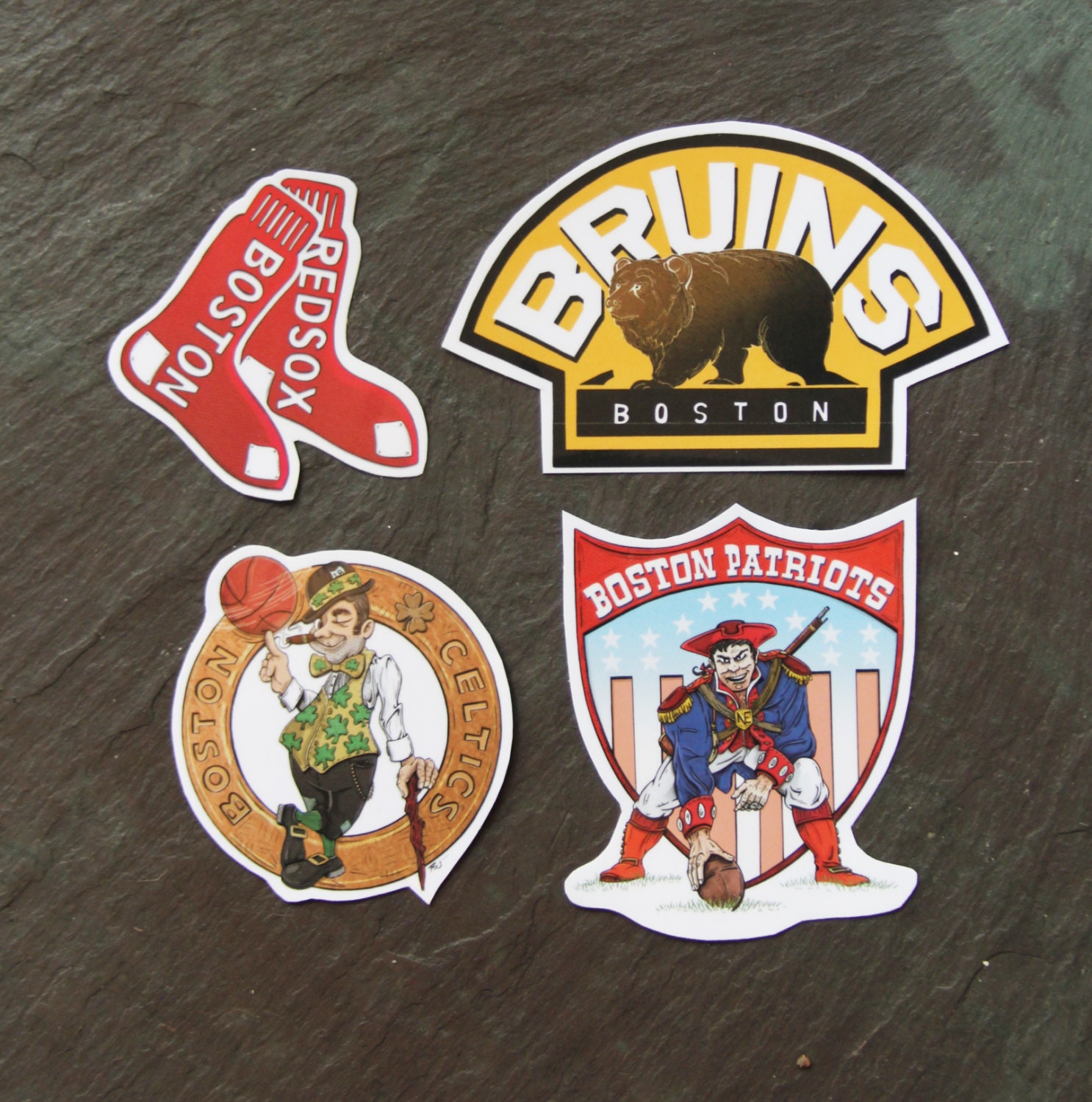 New England Sports Sticker Pack Etsy