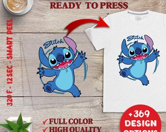 Disney Stitch DTF Transfers, Cute Stitch Dtf Transfers, Disney Vacation Ready to Press, Disney Shirt Item Transfers,Disney Family Trip Print