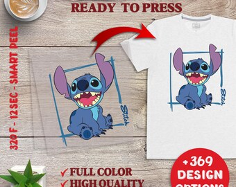 Stitch Dtf Transfers, Disney Stitch DTF Transfers, Disney Vacation Ready to Press, Disney Transfers, Disney Family Trip, Stitch Movie DTF