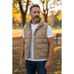 Veste Vintage Eddie Bauer Homme - Parka Marron Gore-Tex à Capuche - Taille M - Occasion TB
