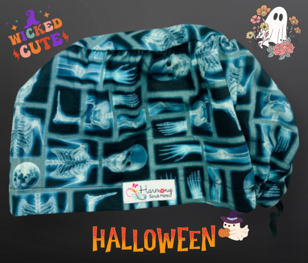 Cute Womens Scrub Cap Xray EURO® by Harmony Scrub Hats. Scrub Hat, OR