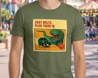Retro-Dinosaurier-T-Shirt | Abenteuer-Grafik-T-Shirt