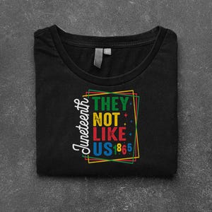 Sie mögen uns nicht PNG, Juni Monat der Schwarzen Geschichte, Black Lives Matter Shirt Design, 1865 Afro Amerika Png, Juni Karte Sublimation