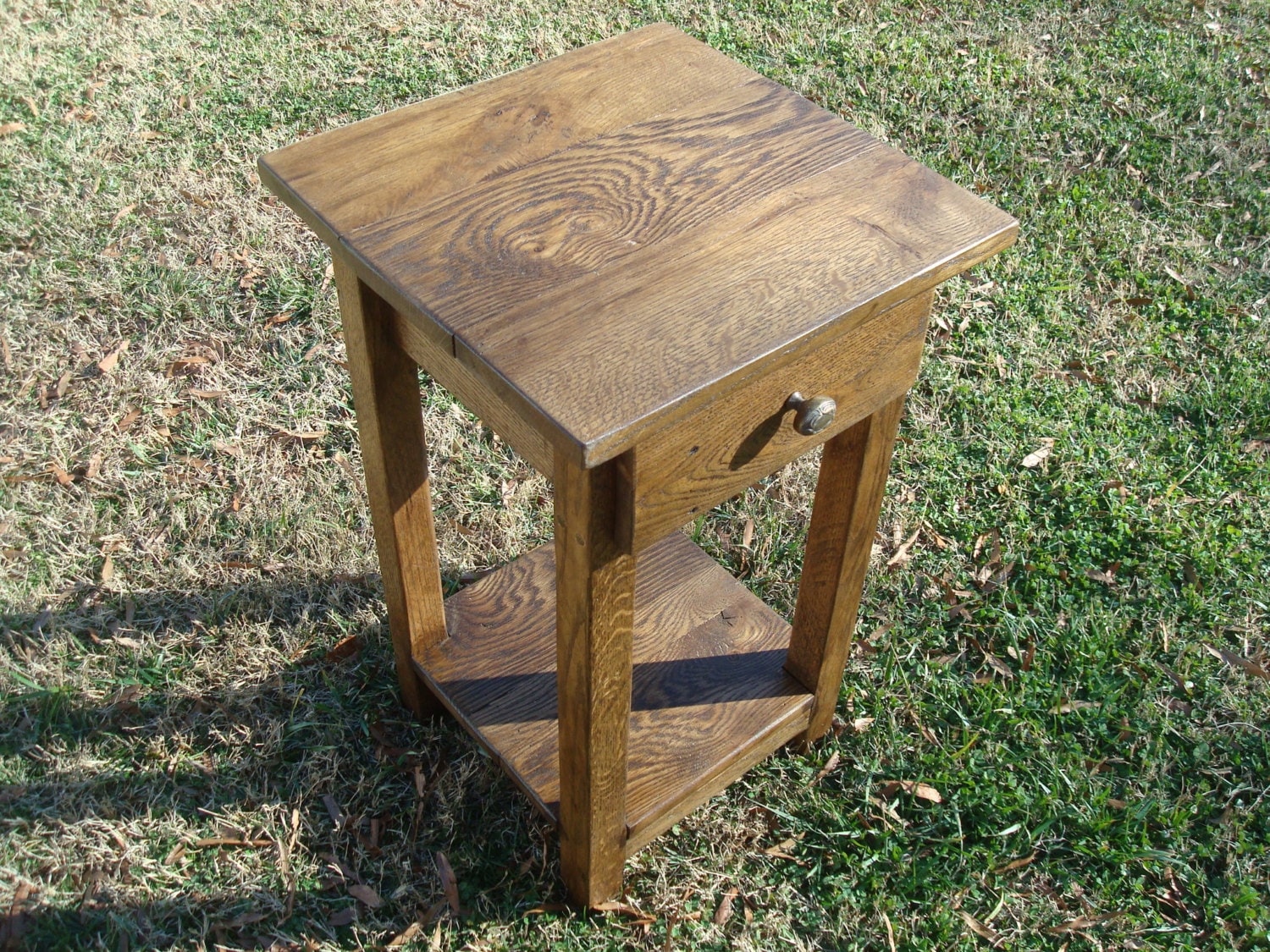 Reclaimed Wood Side Table Small Side Table Rustic Wood Etsy