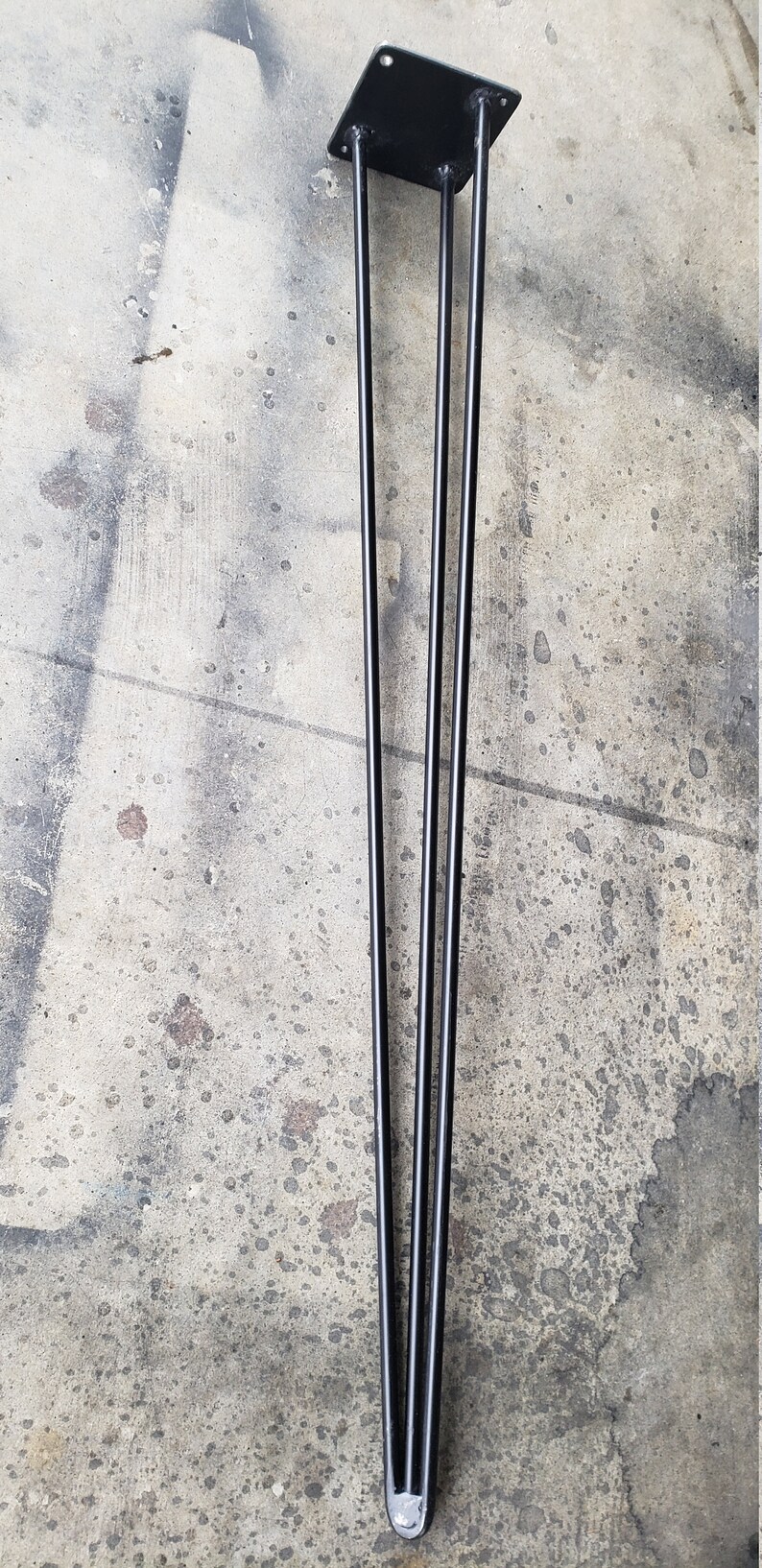 Hairpin Leg Metal Table Leg 3rod Hairpins Furniture Legs Etsy