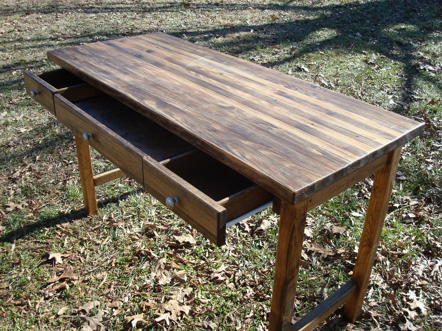 Reclaimed Wood Desk Office Desk Executive Desk Reclaimed Wood Etsy