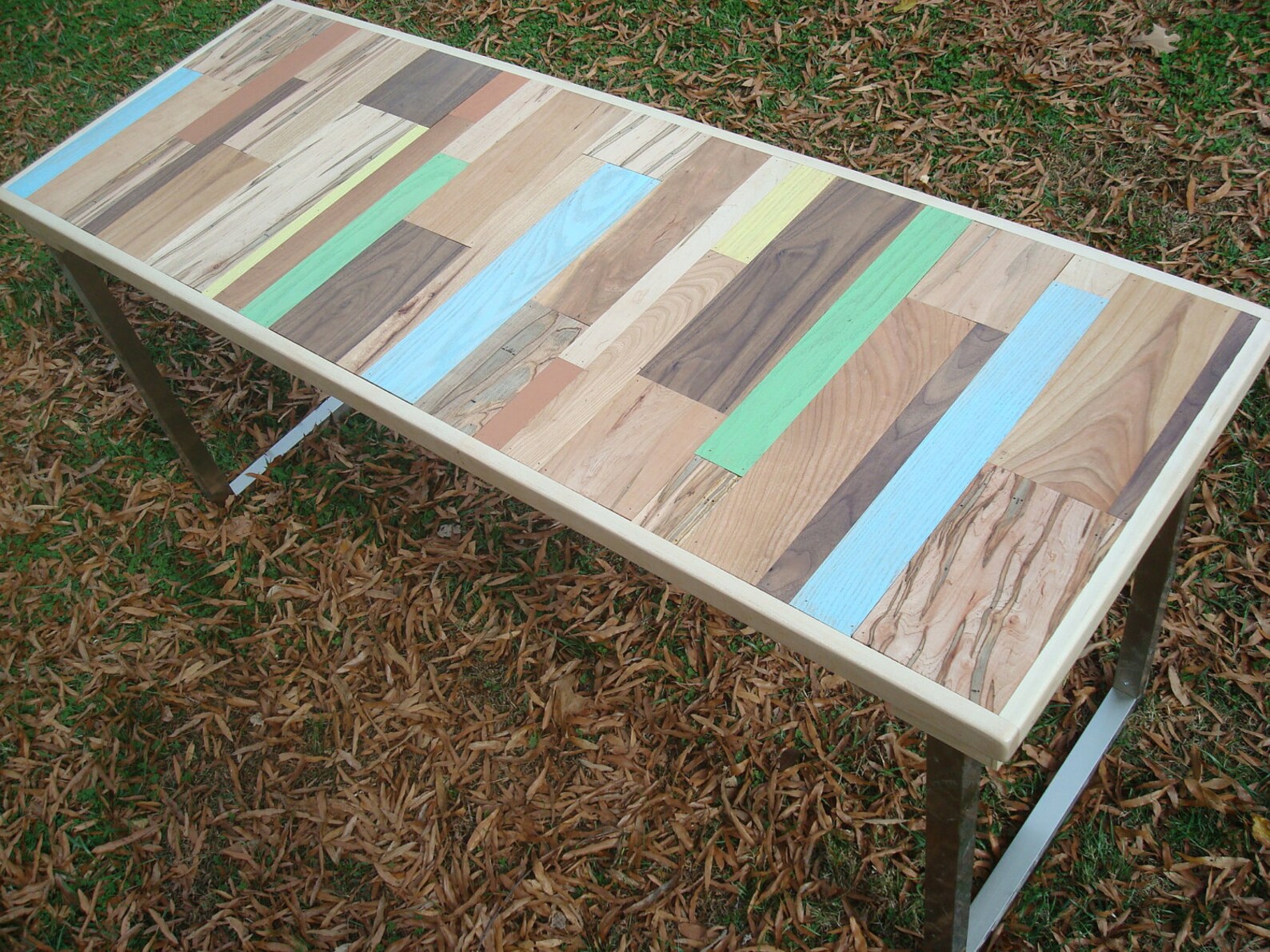 Reclaimed Wood Painted Table Wood Dining Table Handmade Table Etsy
