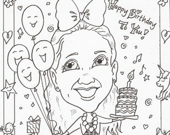 Mother/'s Day Comics Kidcon Custom Hand-DrawnSuperhero Caricature Cosplay